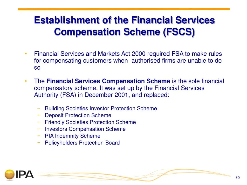 Financial Services Compensation Scheme